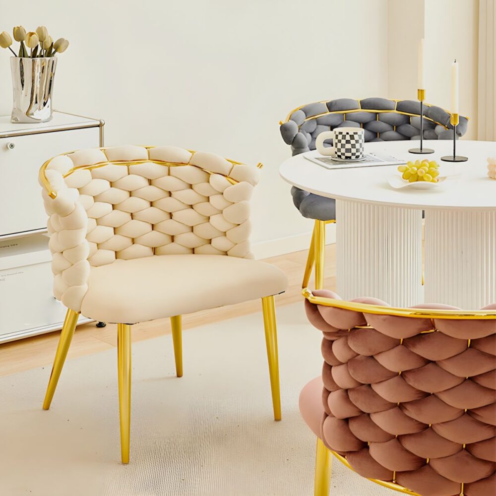 كرسى مودرن ابيض