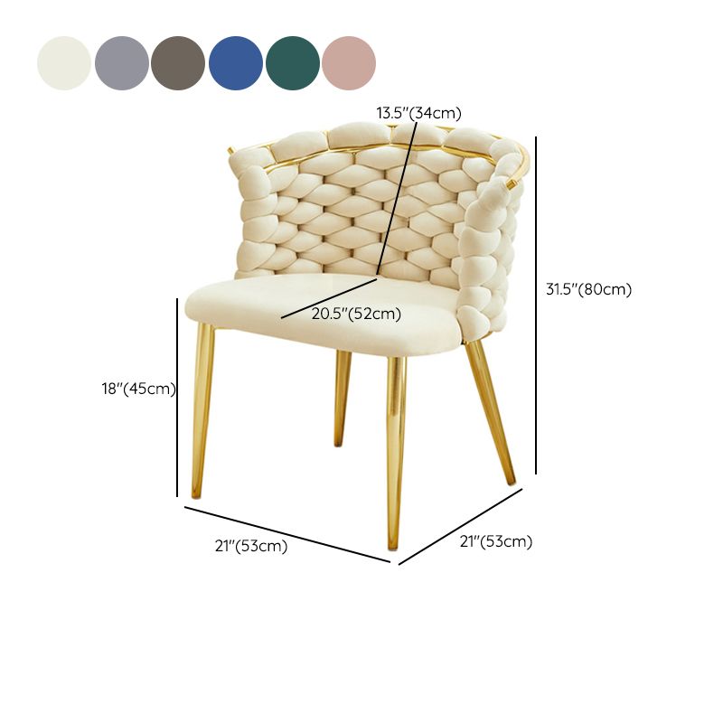 كرسى ابيض دهبى