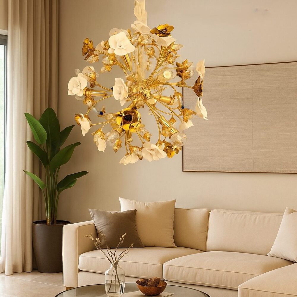 نجفة مودرن ريسبشن معلقة نجفه معلقه بورسلين خزف غرفة نوم غرفة المعيشة