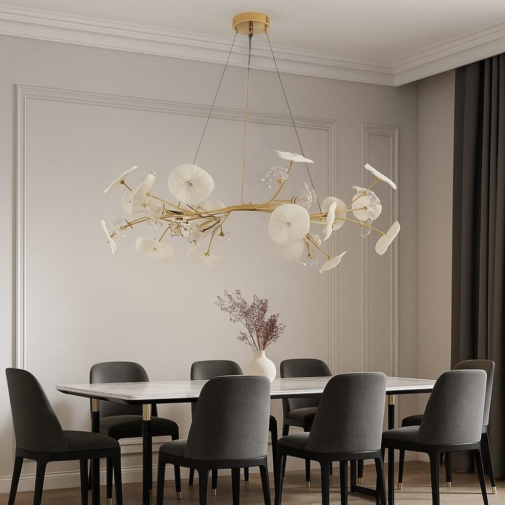 نجفة مودرن سفرة سفره ريسبشن معلقة نجفه معلقه بورسلين خزف غرفة نوم غرفة المعيشة