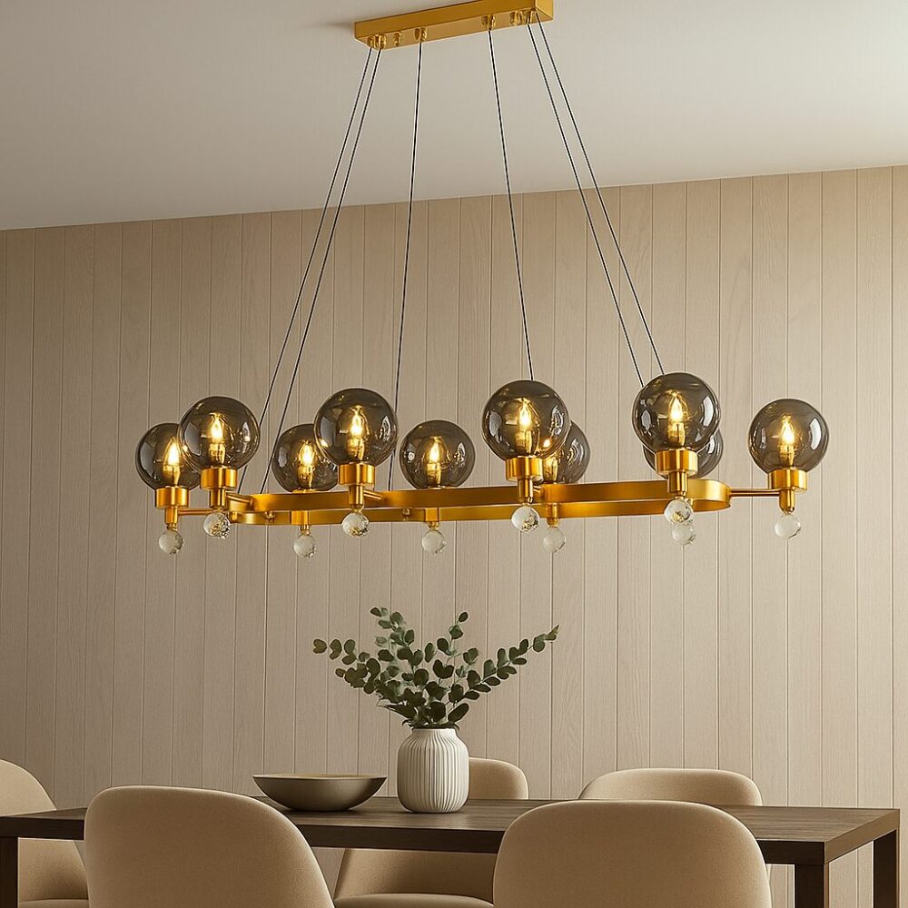 نجفة سفرة ريسبشن لمبات كلوبات اضاءة قوية