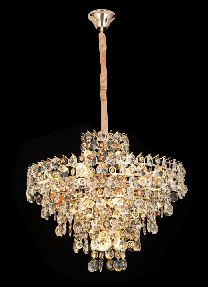 نجفة كريستال 55187/600clear+shampin - الصورة 7