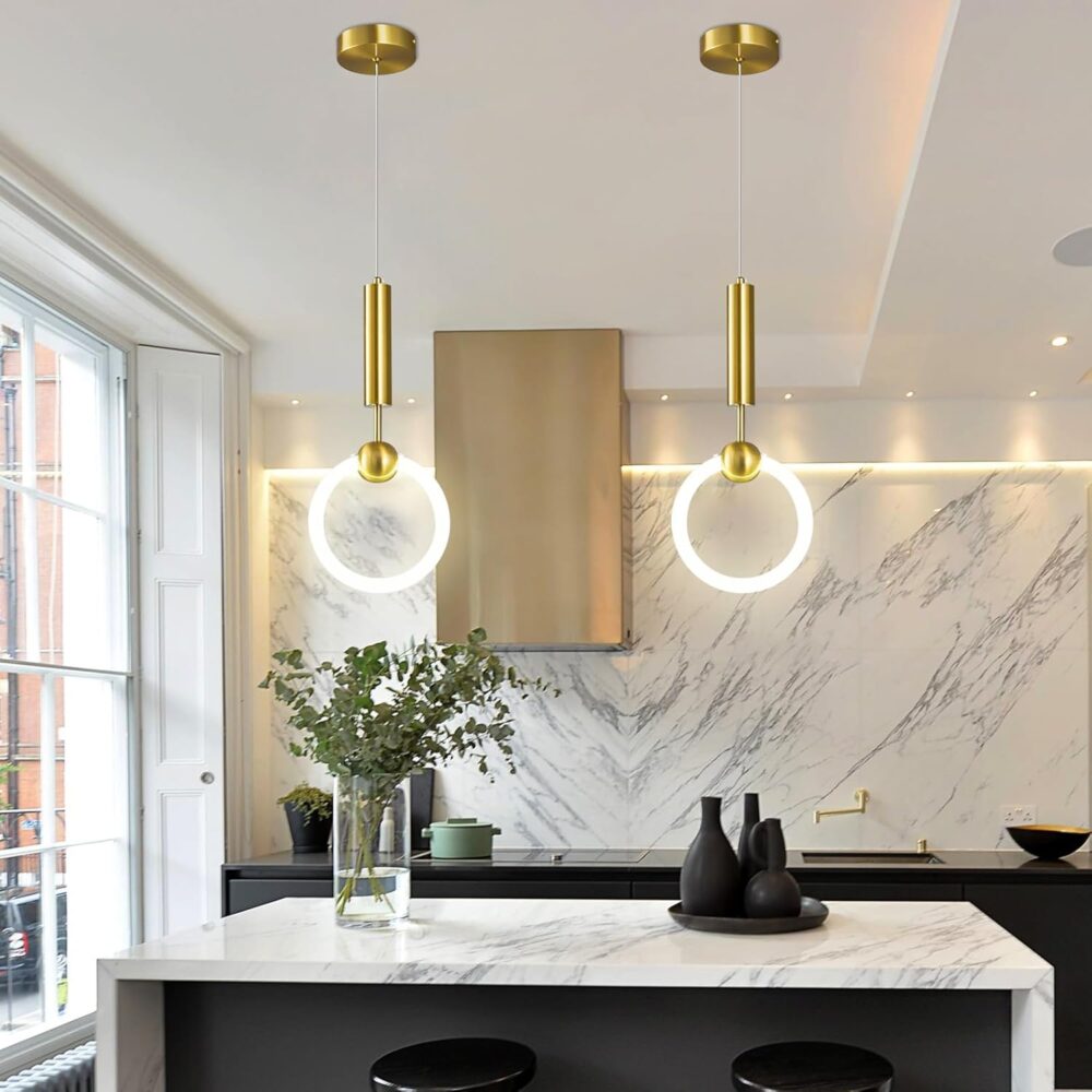 معلقة مطبخ بار حمام ممر ليد دهبى