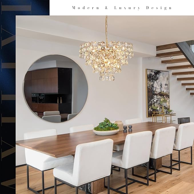 نجفة كريستال 55187/600clear+shampin - الصورة 4