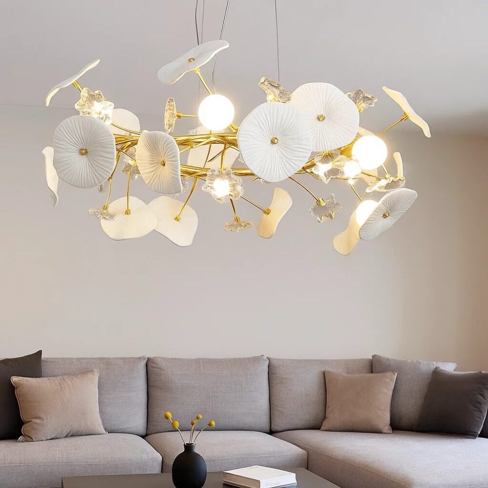 نجفة مودرن عصرى حديث جديد ريسبشن معلقة نجفه معلقه بورسلين خزف غرفة نوم غرفة المعيشة