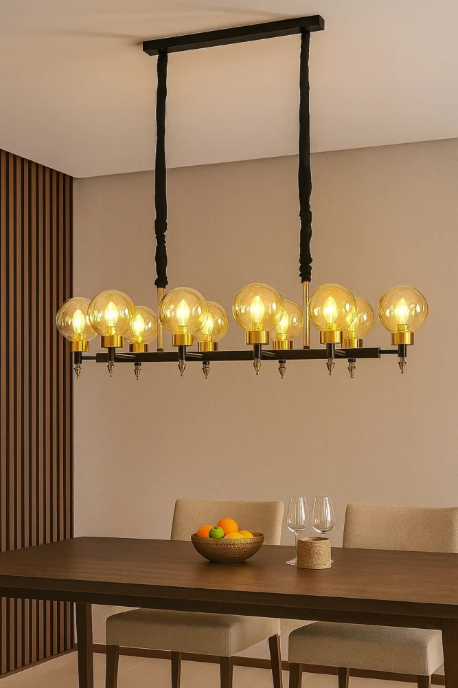 نجفة سفرة ريسبشن لمبات كلوبات اضاءة قوية