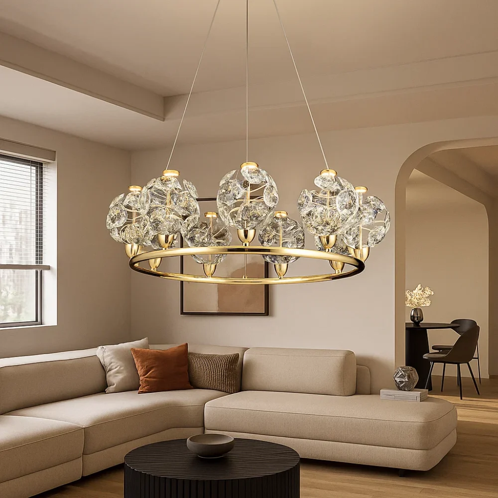 نجفة كريستال ليد