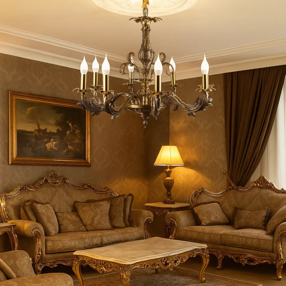 نجفة ورق شجر معدل 8 دراع