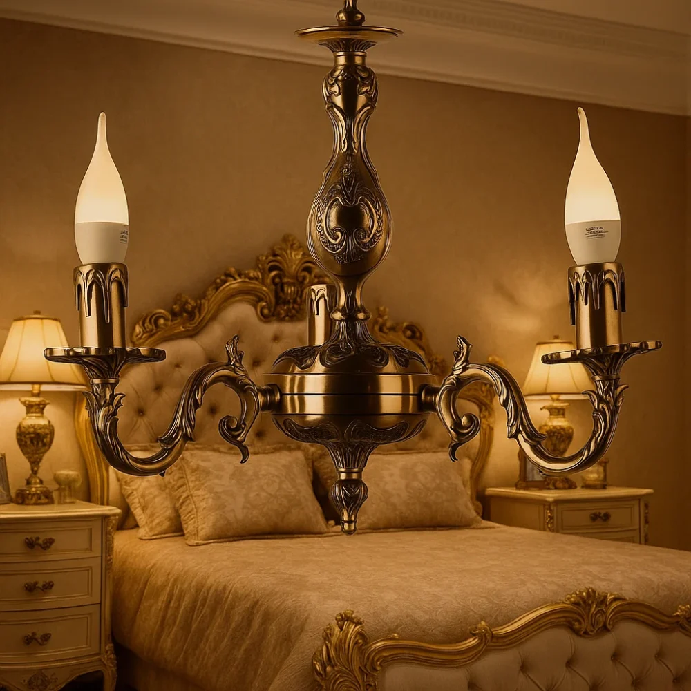 نجفة كلاسيك غرفة نوم