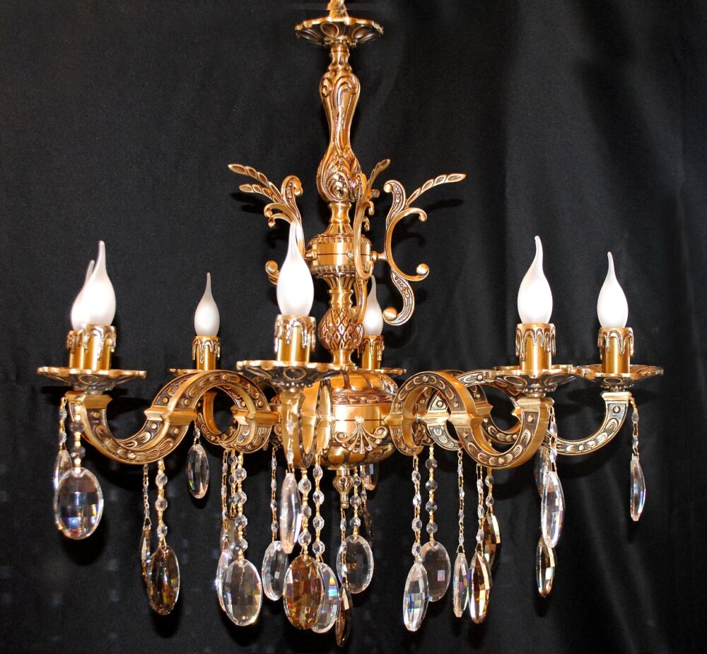 نجفة نابليون 8 دراع نحاس - الصورة 2