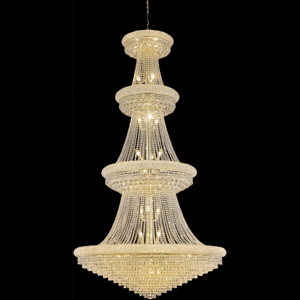 نجفة باسكت سلم دهبى بالكريستال