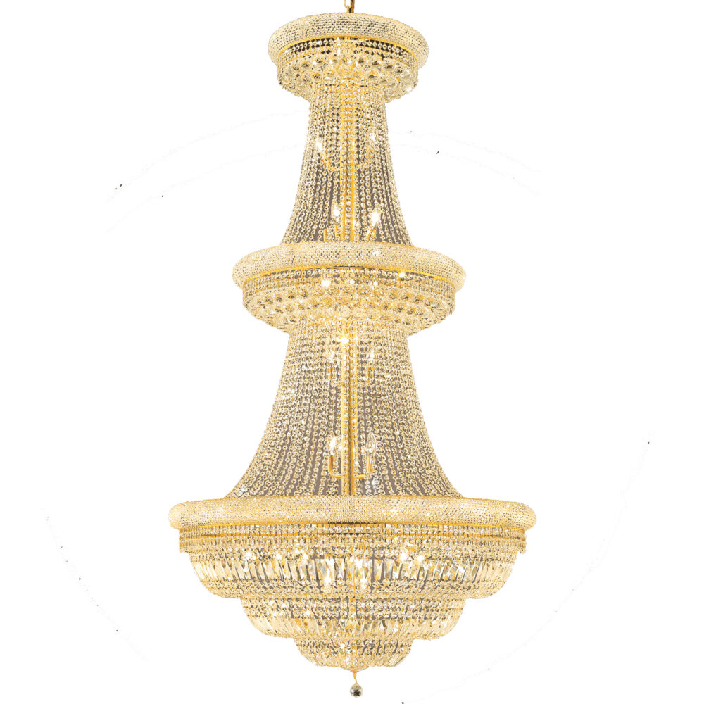 نجفة سلم دهبى كريستال