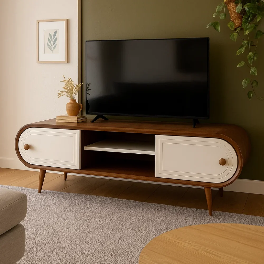 ترابيزة شاشة هافانا لف ابيض