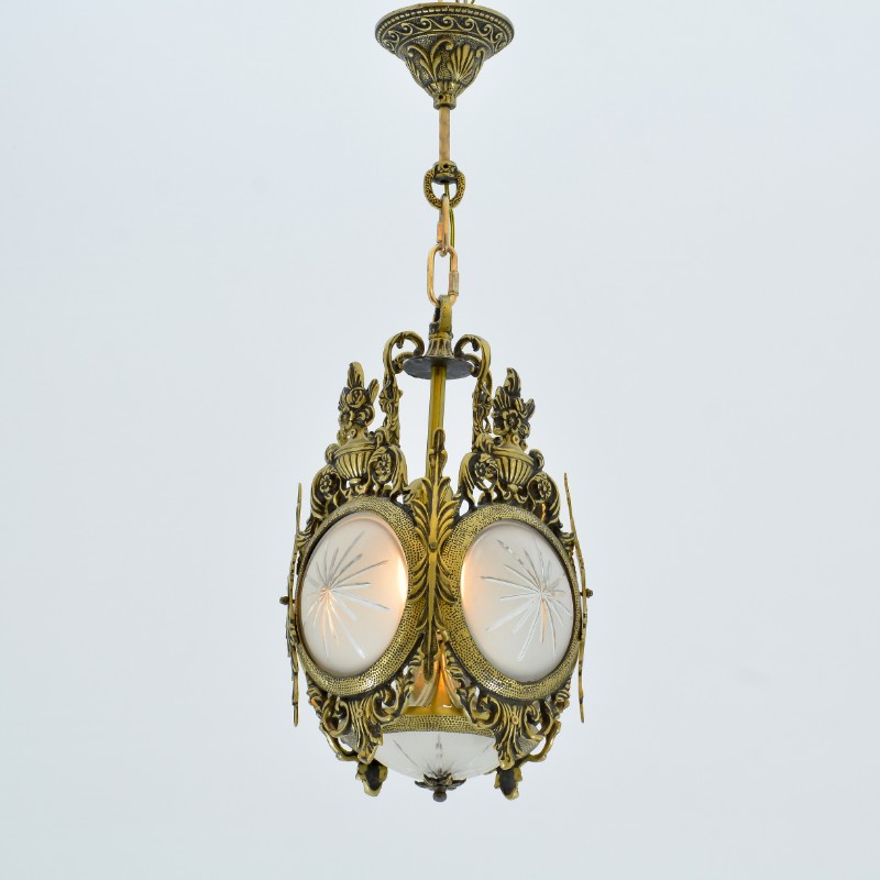 فانوس 4 عدسه برونز ايطالى